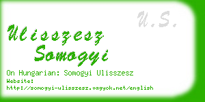 ulisszesz somogyi business card